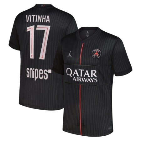 Camiseta Paris Saint Germain Vitinha 17 Jordan Cuarta 2025-26 Camiseta Paris Saint Germain Vitinha 17 Jordan Cuarta 2025-26
