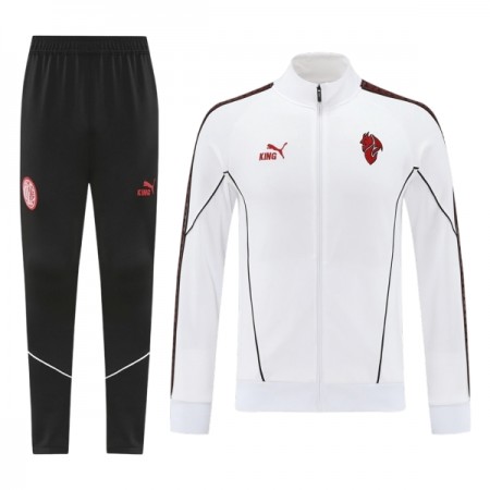 AC Milan 2025-26 Chaqueta De Entrenamiento Trajes Blanca AC Milan 2025-26 Chaqueta De Entrenamiento Trajes Blanca