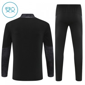 AC Milan 2025-26 Niño Sudadera De Entrenamiento Quarter-Zip Negra