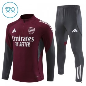 Arsenal 2025-26 Niño Sudadera De Entrenamiento Quarter-Zip Roja