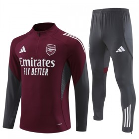 Arsenal 2025-26 Sudadera De Entrenamiento Quarter-Zip Roja