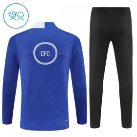 Chelsea 2025-26 Niño Sudadera De Entrenamiento Quarter-Zip Azul
