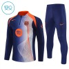 FC Barcelona 2025-26 Niño Sudadera De Entrenamiento Quarter-Zip Azul FC Barcelona 2025-26 Niño Sudadera De Entrenamiento Quarter-Zip Azul