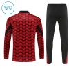 Feyenoord Rotterdam 2025-26 Niño Sudadera De Entrenamiento Quarter-Zip Roja