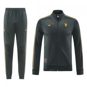 Manchester United 2025-26 Chaqueta De Entrenamiento Trajes Negra