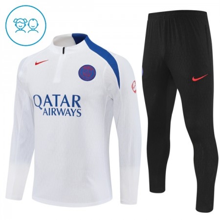 Paris Saint Germain 2025-26 Niño Sudadera De Entrenamiento Quarter-Zip Blanca Paris Saint Germain 2025-26 Niño Sudadera De Entrenamiento Quarter-Zip Blanca