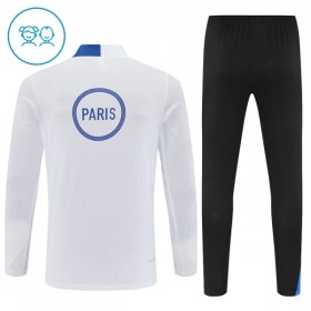 Paris Saint Germain 2025-26 Niño Sudadera De Entrenamiento Quarter-Zip Blanca