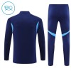 Real Madrid 2025-26 Niño Sudadera De Entrenamiento Quarter-Zip Navy