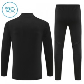 Real Madrid 2025-26 Niño Sudadera De Entrenamiento Quarter-Zip Negra