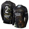 Camiseta Paris Saint Germain Hakimi 2 Night Edition 2025-26 L/S Camiseta Paris Saint Germain Hakimi 2 Night Edition 2025-26 L/S