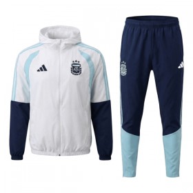 Argentina 2026-27 Chaqueta De Entrenamiento Con Capucha Blanca