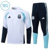 Argentina 2026-27 Niño Sudadera De Entrenamiento Quarter-Zip Blanca Argentina 2026-27 Niño Sudadera De Entrenamiento Quarter-Zip Blanca