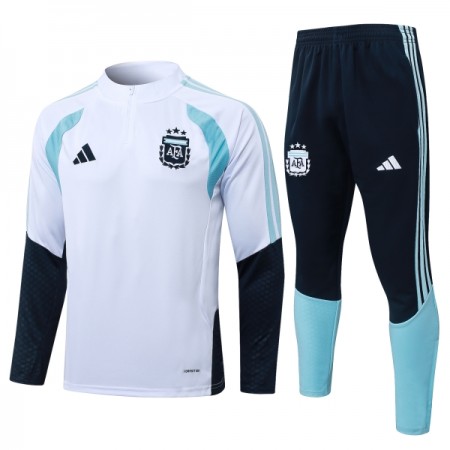 Argentina 2026-27 Sudadera De Entrenamiento Quarter-Zip Blanca Argentina 2026-27 Sudadera De Entrenamiento Quarter-Zip Blanca