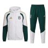 Italia 2026-27 Chaqueta De Entrenamiento Con Capucha Blanca Italia 2026-27 Chaqueta De Entrenamiento Con Capucha Blanca
