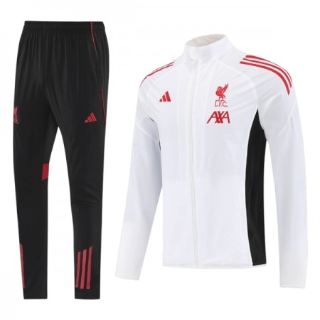 Liverpool 2025-26 Chaqueta De Entrenamiento Trajes Blanca Liverpool 2025-26 Chaqueta De Entrenamiento Trajes Blanca