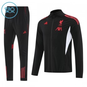 Liverpool 2025-26 Niño Chaqueta De Entrenamiento Trajes Negra