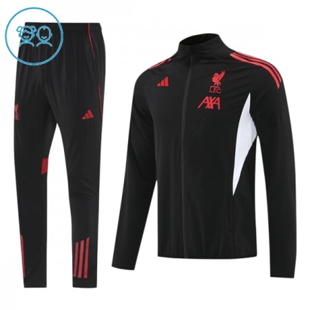 Liverpool 2025-26 Niño Chaqueta De Entrenamiento Trajes Negra Liverpool 2025-26 Niño Chaqueta De Entrenamiento Trajes Negra
