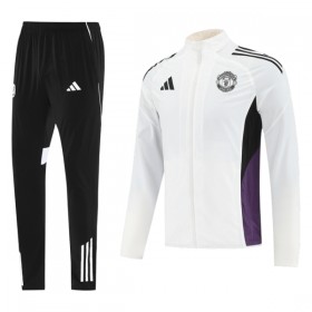 Manchester United 2025-26 Chaqueta De Entrenamiento Trajes Blanca