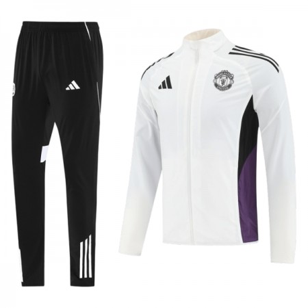 Manchester United 2025-26 Chaqueta De Entrenamiento Trajes Blanca Manchester United 2025-26 Chaqueta De Entrenamiento Trajes Blanca
