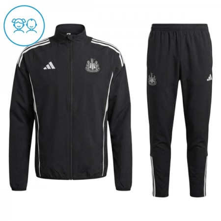 Newcastle United 2025-26 Niño Chaqueta De Entrenamiento Trajes Negra