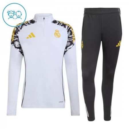Real Madrid 2026-27 Niño Sudadera De Entrenamiento Quarter-Zip Blanca Real Madrid 2026-27 Niño Sudadera De Entrenamiento Quarter-Zip Blanca