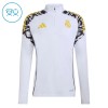 Real Madrid 2026-27 Niño Sudadera De Entrenamiento Quarter-Zip Blanca