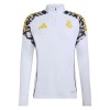 Real Madrid 2026-27 Sudadera De Entrenamiento Quarter-Zip Blanca