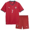Camiseta Niño Portugal Ronaldo 7 Primera Mundial 2026