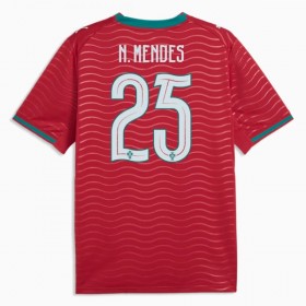 Camiseta Portugal Nuno Mendes 25 Primera Mundial 2026