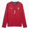 Camiseta Portugal Ronaldo 7 Primera Mundial 2026 L/S