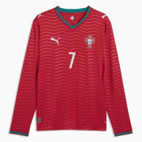 Camiseta Portugal Ronaldo 7 Primera Mundial 2026 L/S