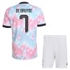 Camiseta Niño Bélgica De Bruyne 7 Segunda Mundial 2026