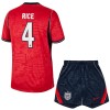 Camiseta Niño Inglaterra Rice 4 Segunda Mundial 2026 Camiseta Niño Inglaterra Rice 4 Segunda Mundial 2026