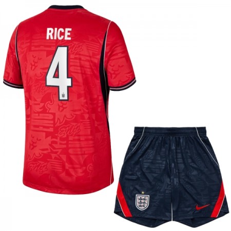 Camiseta Niño Inglaterra Rice 4 Segunda Mundial 2026 Camiseta Niño Inglaterra Rice 4 Segunda Mundial 2026