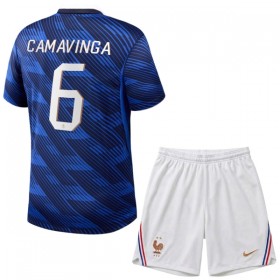 Camiseta Niño Francia Camavinga 6 Primera Mundial 2026
