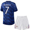 Camiseta Niño Francia O. Dembele 7 Primera Mundial 2026 Camiseta Niño Francia O. Dembele 7 Primera Mundial 2026