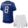 Camiseta Niño Francia Tchouameni 8 Primera Mundial 2026
