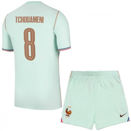 Camiseta Niño Francia Tchouameni 8 Segunda Mundial 2026