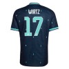 Camiseta Niño Alemania Wirtz 17 Segunda Mundial 2026