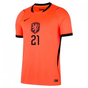 Camiseta Niño Países Bajos Frenkie de Jong 21 Primera Mundial 2026