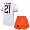 Camiseta Niño Países Bajos Frenkie de Jong 21 Segunda Mundial 2026 Camiseta Niño Países Bajos Frenkie de Jong 21 Segunda Mundial 2026