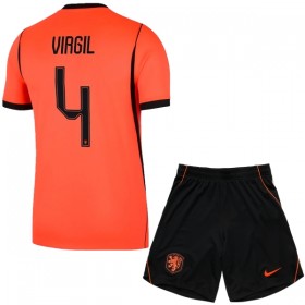Camiseta Niño Países Bajos Virgil 4 Primera Mundial 2026