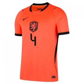 Camiseta Niño Países Bajos Virgil 4 Primera Mundial 2026