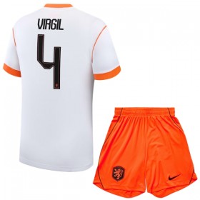 Camiseta Niño Países Bajos Virgil 4 Segunda Mundial 2026