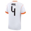 Camiseta Niño Países Bajos Virgil 4 Segunda Mundial 2026