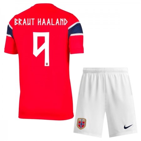 Camiseta Niño Noruega Haaland 9 Primera Mundial 2026