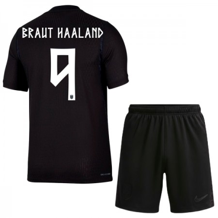 Camiseta Niño Noruega Haaland 9 Segunda Mundial 2026 Camiseta Niño Noruega Haaland 9 Segunda Mundial 2026