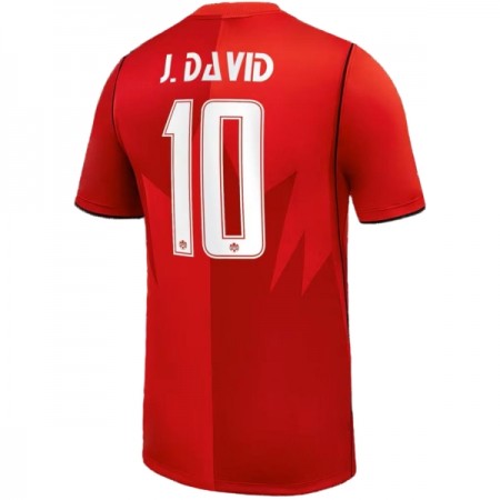 Camiseta Canada J. David 10 Primera Mundial 2026 Camiseta Canada J. David 10 Primera Mundial 2026