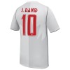 Camiseta Canada J. David 10 Tercera Mundial 2026