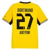 Camiseta Borussia Dortmund Adeyemi 27 Primera 2026-27 Camiseta Borussia Dortmund Adeyemi 27 Primera 2026-27